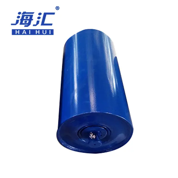 009Belt Conveyor steel carry roller single return roller02 Heavy steel belt conveyor carry and single return roller set