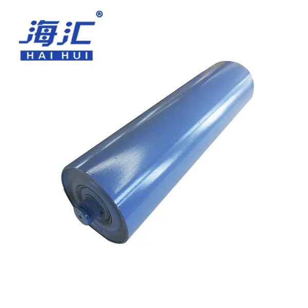 Conveyor steel carrier trough idler rollers