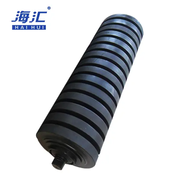 030Conveyor Impact Roller with Rubber Ring - Heavy-duty roller for conveyor impact protection03 Conveyor Impact Roller with Rubber Ring - Heavy-duty roller for conveyor impact protection