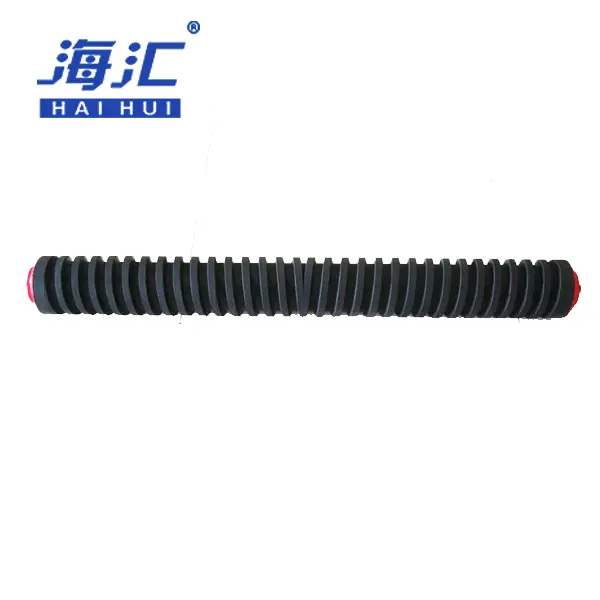 Belt conveyor spiral roller