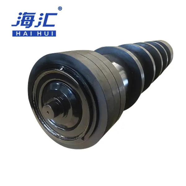 099Rubber ring comb roller rubber disc roller for belt conveyor0