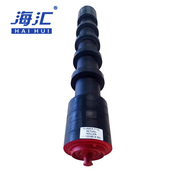 099Rubber ring comb roller rubber disc roller for belt conveyor0