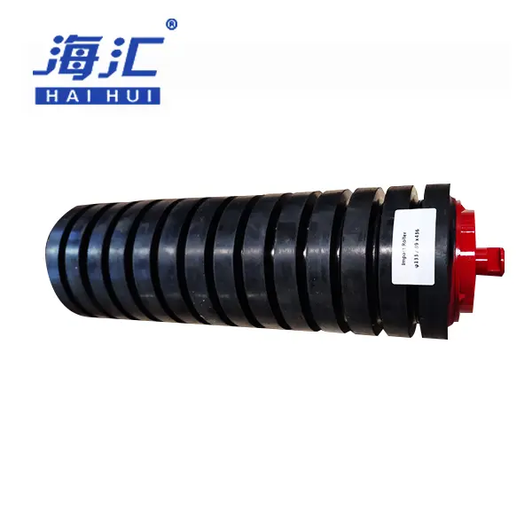 Conveyor lmpact Roller with SBR rubber ring