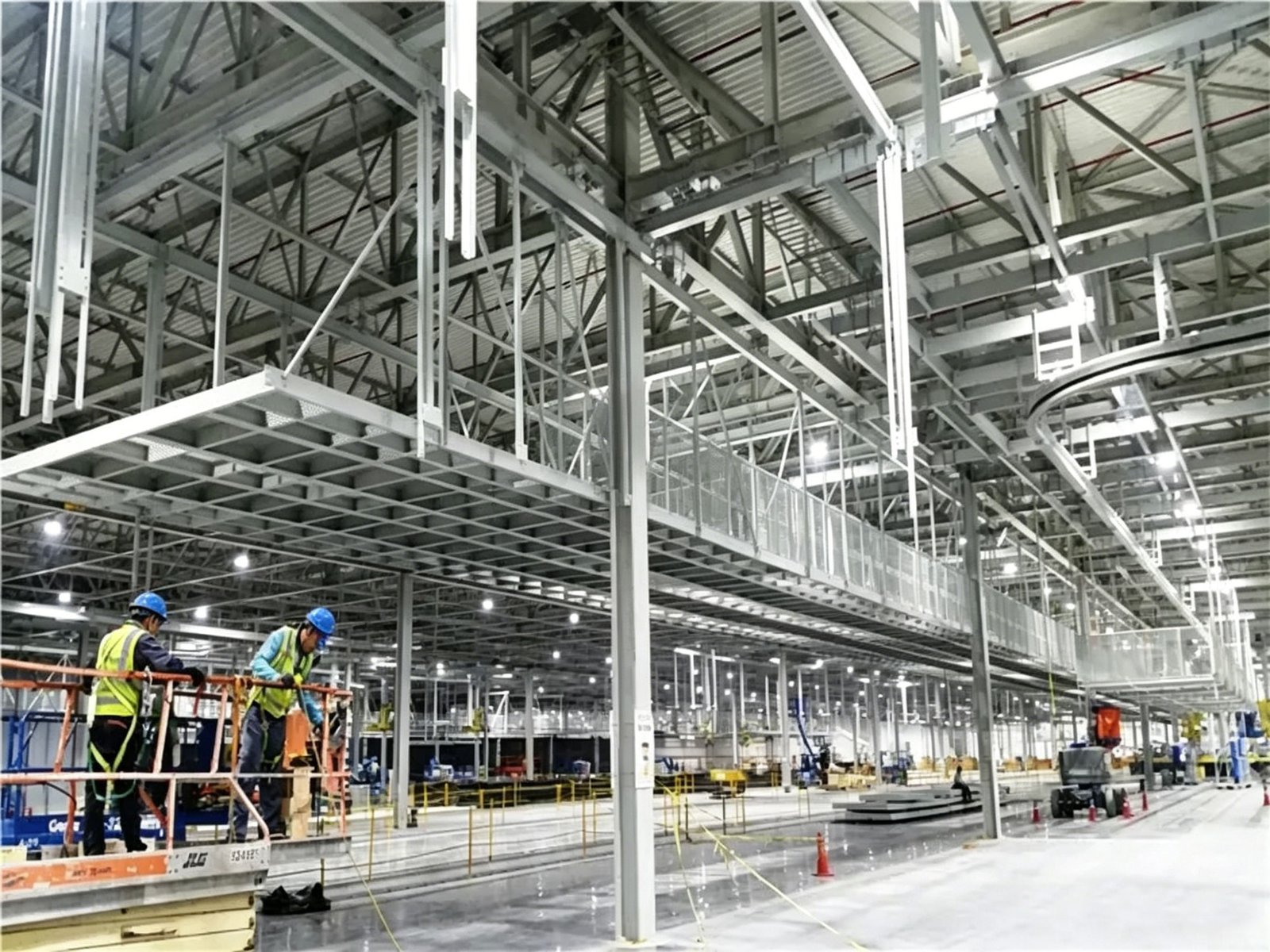 2,200-ton Kia Mexican automobile assembly plant steel structure project
